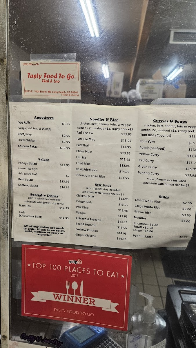 Menu Tasty Food To Go - Thai & Lao-10