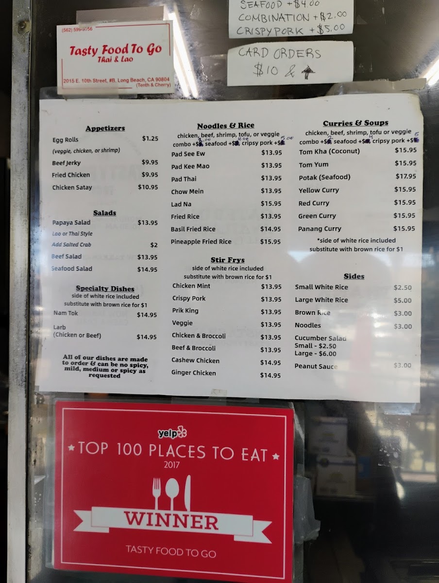 Menu Tasty Food To Go - Thai & Lao-3