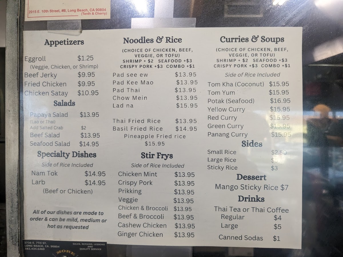 Menu Tasty Food To Go - Thai & Lao-6